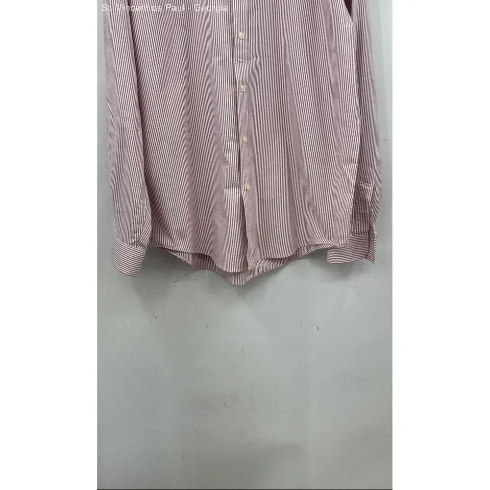 Ralph Lauren Long Sleeve Button Down Shirt Men's XL Pink Logo Preppy - Picture 3 of 8